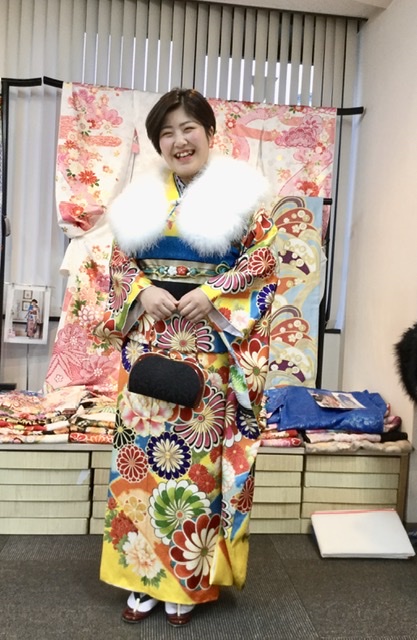 今日のご来店✨振袖&後撮り📷